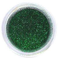 Christmas Green Glitter Dust, 5 gram container
