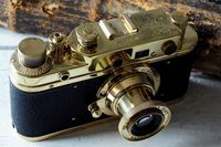 LEICA LUFTWAFFEN Vintage Russian 35mm Gold Camera Excellent Copy FED