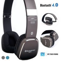 Alpatronix HX110 On-Ear Wireless Bluetooth Headphones & High Performance BT 4.0 Headset with NFC, Mic & Universal Lightweight Noise Isolation Earphones for Smartphones, Computers & Tablets - Grey