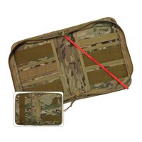 Military Style Medium Bible Cover & Organizer for Men - Personalize Your Camo Bible Case with Morale Patches That Reflect Your Beliefs. (Multicam)