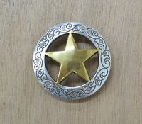 Western Conchos 1 1/2" Ranger Texas Star