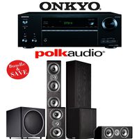 Polk Audio TSi 500 5.1-Ch Home Theater System with Onkyo TX-NR656 7.2-Ch Network AV Receiver
