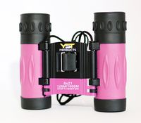 Pink Binoculars 8x21 YST PRODUCTS - Real Kids/Adult Binoculars for Birds Watching, Compact Binoculars, Children's Binoculars, Lightweight Binoculars for Traveling, Small Boys and Girls Binoculars