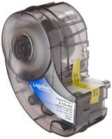 Brady X-120-492 Labxpert 1" Width x 0.5" Height, B-492 Polyester, Semi-Gloss FinishBlack on WhiteLabel (300 per Cartridge)