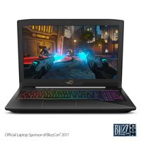 Asus ROG Strix Thin and Light Gaming Laptop, 15" Full HD, Intel Core i7-7700HQ Processor, 16GB DDR4 RAM, 256GB SSD + 1TB HDD, GeForce GTX 1050 4GB, RGB, Windows 10 Home - GL503VD-DB74