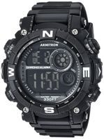 Armitron Sport Men's 40/8284BLK Digital Chronograph Black Resin Strap Watch