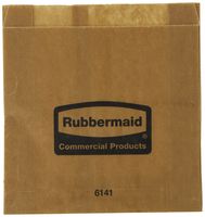 Rubbermaid Commercial Waxed Sanitary Napkin Bags, Pack of 250 (FG6141000000)