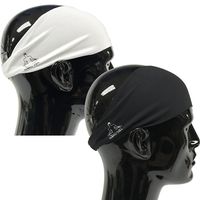 Value 2-Pack, Mens Headband - Guys Sweatband & Sports Headbands Moisture Wicking Workout Sweatbands for Running, CrossTrain, Skiing and bike helmet friendly - Value Pack - 1-Black & 1-White Sweatbands