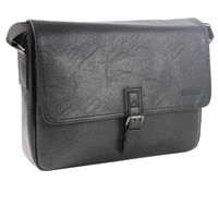 Kenneth Cole Reaction Laptop Messenger Bag, Black, One Size