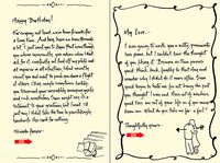 Quiplip Handwritten Yours Truly Birthday Cards, 6-Pack (YT10146PCK)