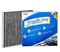 Spearhead Premium Breathe Easy Cabin Filter, Up to 25% Longer Life w/Activated Carbon (BE-134)