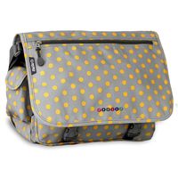 J World New York Terry Messenger Bag, Candy Buttons, One Size