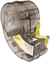 Brady XC-318-498 IDXPERT 19" Height, 0.318" Width, B-498 Repositionable Vinyl Cloth, Black On White Color Label