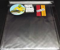 6 Box Set Outer Sleeves - 3 Large & 3 Medium + Seal Up for LP 12" Boxed Vinyl Records Resealable Boxset Poly Protection Plastic Covers Combo (+1 Dj Magnet)