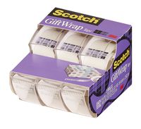 Scotch Gift Wrap Tape, 0.75 x 300 Inch, 3 Count (311)
