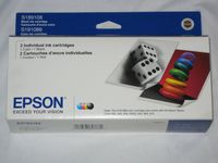 EPSON S189108-BCD Consolidated Ink Cartridge -- Black / Color Combo Pack