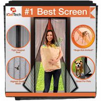 iGotTech Magnetic Screen Door, Full Frame Seal. Fits Door Openings up to 34 x 82-Inch Max