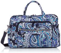 Vera Bradley Signature Cotton Weekender, Deep Night Paisley