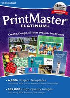 PrintMaster v8 Platinum for Mac- Design Software for At Home Print Projects [Download]