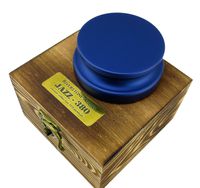 Riverstone Audio - Jazz Series 380 Record Weight Stabilizer - Medium Weight (380 g) Anodized Aluminum Color: (Sapphire Blue)