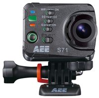 AEE Technology Action Cam S71 4K 1080P 16MP Slim Body Wi-Fi Waterproof Wireless Action Camera with 2.0-Inch LCD (Black)