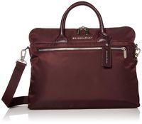 Briggs & Riley Rhapsody-Slim Business Laptop Shoulder Bag, Plum, One Size
