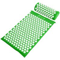 ProsourceFit Acupressure Mat and Pillow Set - Green