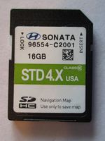 HYUNDAI C2001 2015 2016 Sonata Navigation MAP Sd Card,GPS Update,STD 4.X U.S.A OEM Part # 96554-C2001