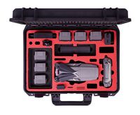 MC-CASES Professional Carrying Case for DJI Mavic 2 Pro & Zoom Explorer Edition - Space for 9 Batteries - Waterproofed - Made in Germany