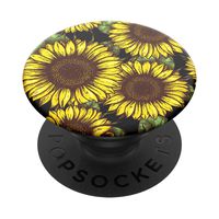 PopSockets: PopGrip with Swappable Top for Phones & Tablets - Sunflower Power