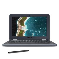 ASUS Chromebook Flip C213SA-YS02-S with Stylus EMR Pen, 11.6 inch Ruggedized & Spill Proof, Touchscreen, Intel Dual-Core N3350, 4GB DDR4 RAM, 32GB Flash Storage, USB Type-C, Supports Android Apps