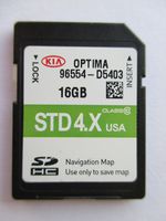 D5403 2017 KIA OPTIMA Navigation MAP Sd Card ,GPS UPDATE , U.S.A OEM PART # 96554-D5403 16GB STD4.X USA