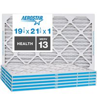 Aerostar Home Max 19 7/8 x 21 1/2x1 MERV 13 Pleated Air Filter, Made in the USA, 6-Pack