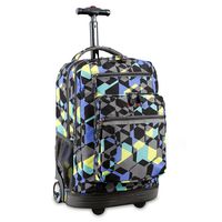 J World New York Sundance Laptop Rolling Backpack, Cubes