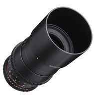 Rokinon Cine DS 100mm T3.1 ED UMC Full Frame Telephoto Macro Cine Lens for Olympus, Panasonic & BlackMagic Micro Four Thirds Cameras