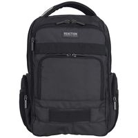 Kenneth Cole Reaction Urban Triple Compartment 15"-17" Laptop RFID Business Travel Backpack, Charcoal Pin Dot, One Size