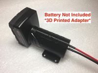 L Battery Adapter for Milwaukee 12V M12 Dock Power Connector 12 Gauge Robotic