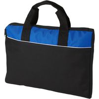 Bullet Tampa Conference Bag (Pack of 2) (15 x 1.1 x 11.4 inches) (Solid Black/Royal Blue)