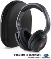 Premium Headphones for Suburu with Hard Shell Travel Case by Drive Audio - Headset Works with Crosstrek, Forester, Outback & Tribeca