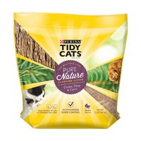 Purina Tidy Cats Natural Clumping Cat Litter, Pure Nature Cedar, Pine & Corn Cat Litter - 12 lb. Bag