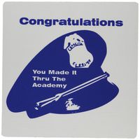 3dRose LLC 8 x 8 x 0.25 Inches Congratulations on Becoming A Police Officer Mouse Pad (mp_151082_1)