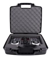 CASEMATIX Protective DJ Controller Carry Case For Numark Party Mix Starter Mixer - Built in Travel Handle , Padded Foam , Hard Shell Exterior