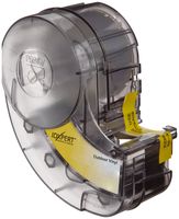 Brady XC-500-595-WT-BK IDXPERT And LABXPERT 0.5" Height, 19" Width, B-580 Indoor/Outdoor Vinyl Film, Black On White Color Label