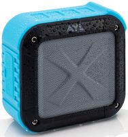 Portable Outdoor and Shower Bluetooth 5.0 Speaker by AYL SoundFit, Water Resistant, Wireless with 10 Hour Rechargeable Battery Life, Powerful Audio Driver, Pairs with All Bluetooth Device (Ocean Blue)
