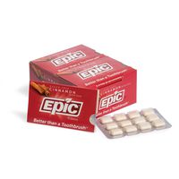 Epic Dental 100% Xylitol Sweetened Gum (Cinnamon, 12-Count Blister Packs (Pack of 12))