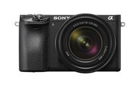 Sony a6500 Mirrorless Camera with 18-135mm Lens with LCD, 3", Black