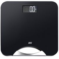 Optima Home Scales Si-400 Silhouette Bathroom Weight Scale, Black