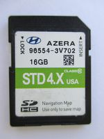 3V702 2016 Hyundai AZERA Navigation MAP Sd Card ,GPS UPDATE , U.S.A OEM PART # 96554-3V702 STD 4X OEM PART