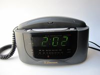 Emerson AM/FM Clock Radio with Telephone CKT9008