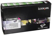 Lexmark C736H1MG C736 X736 X738 Toner Cartridge (Magenta) in Retail Packaging